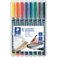 Staedtler- Lumocolor Permanent Markers - Pack of 8