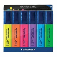 Staedtler- Textsurfer Classic Highlighters - Pack of 6