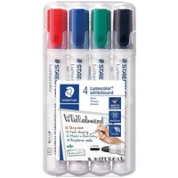 Staedtler- Lumocolor Bullet Tip Whiteboard Markers- Pack of 4
