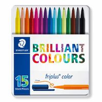 Staedtler Triplus Colour Fibre-tip Pens in Tin 15P 323 M15
