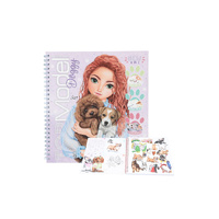 Depesche TOPModel Colouring Sticker Book Create Your Doggy, E0413218