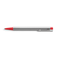 LAMY Logo Ballpoint Pen Stainless Steel & Red