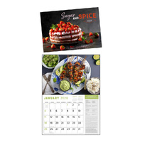 2026 Calendar Sugar & Spice A4 Horizontal Wall, easy2C 4213
