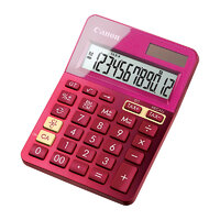 Desktop Calculator Canon LS-123K-MPK 12 Digit  Metallic Pink