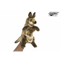 CAA Hansa Hand Puppet - Kangaroo and Joey 29 cm HC4026