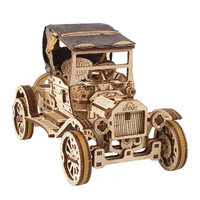 Ugears 3D Wooden Model Retro Car UGR-T, Acton 70179