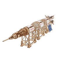 Ugears 3D Wooden Model NASA Saturn V, Acton 70257