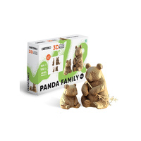 Cartonic 3D Cardboard Puzzle Panda Family, CARTPANDAFAM