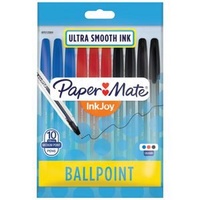 Papermate InkJoy Ballpoint Pens - Assorted Pack of 10