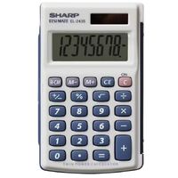 Sharp 8-Digit Pocket Calculator - Grey