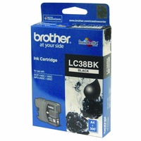 Brother LC38BK Black Ink Cartridge Genuine