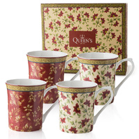 Queens By Churchill Royale Mug 200mL Ceylon (Set of 4), Whitehill CEYL00081