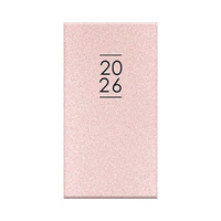 2026 Diary Fashion Slim Week to View Glitter Pink, Design Group YCORDIA4A003