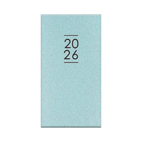 2026 Diary Fashion Slim Week to View Glitter Teal, Design Group YCORDIA4A003