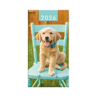 2026 Diary Fashion Slim Week to View Puppies, Design Group YCORDIA4A006