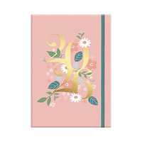 2026 Diary Fashion A5 Week to View Floral Pink, Design Group YCORDIA4A011