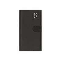 2026 Diary Premium Slim Week to View with Pen Black, Design Group YCORDIA4A031