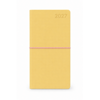 2027 Diary Design Group Fashion Moleskine Slim Week to View Yellow, YCORDIA5A002