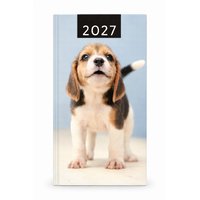 2027 Diary Design Group Fashion Puppy Slim Week to View, YCORDIA5A006