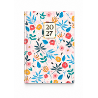 2027 Diary Design Group Fashion Pink Floral Design 1 A5 Week to View, YCORDIA5A008