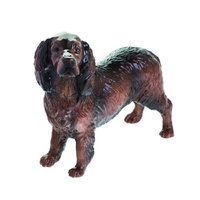 John Beswick Dogs Figurine 12cm Chocolate Cocker Spaniel, Collectible Ceramic Figure JBD103