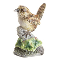 John Beswick Birds Figurine 7cm Wren, Collectible Ceramic Figure JBB32