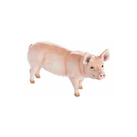 John Beswick Farmyard Figurine 10cm White Pig, Whitehill JBF94