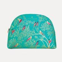 Sara Miller London Cosmetic Bag Green Birds Large Green NIM-FG8509