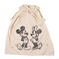 Disney Christmas Sack 60cm Mickey & Minnie Mouse, Jasnor WDXM10003