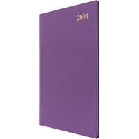 2024 Diary Collins Essential A4 Week to View Purple ESSA43.55