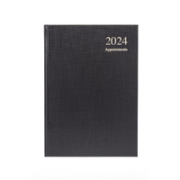 2024 Diary Collins Essential A5 Day to Page Black w/ Appointment ESSA51A.99