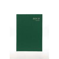 2024-2025 Financial Year Diary Collins Essential A4 Day to Page Green w/ Appt ESSA41M.52