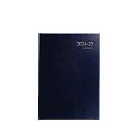 2024-2025 Financial Year Diary Collins Essential A4 Day to Page Blue w/ Appt ESSA41M.60