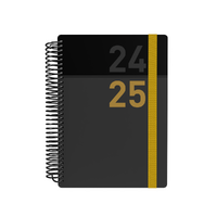 2024-2025 Financial Year Diary Collins Delta A5 Week to View Yellow FP51M.45