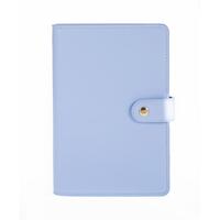 Debden DayPlanner Personal Organiser PU Snap Light Blue PRHTU3 18x10cm