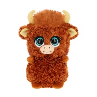 Keel Toys Animotsu Plush 15cm Highland Cow Hetty Motsu Animals, Korimco SF3520