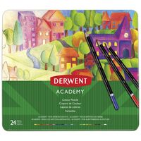 Derwent Academy Tin of 24 - Colour Pencils 2301938