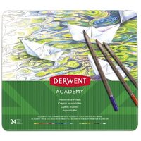 Derwent Academy Tin of 24 - Watercolour Pencils 2301942