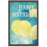 Greeting Card Happy Birthday Masculine Balloons by Carlton Cards