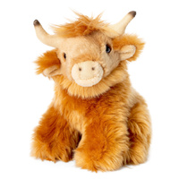 Living Nature Plush 16cm Highland Cow, William Valentine KC-AN806