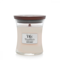 WoodWick Scented Candle White Honey Medium 275g WW92026E