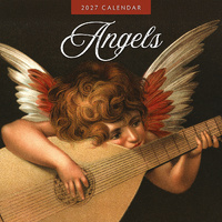 2027 16-Month Calendar Angels Square Wall, Red Robin RR271092