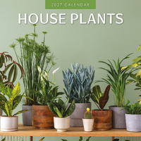 2027 16-Month Calendar House Plants Square Wall, Red Robin RR271126