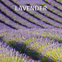 2027 16-Month Calendar Lavender Square Wall, Red Robin RR271127