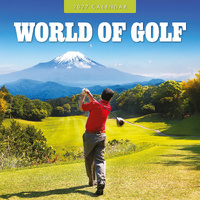 2027 16-Month Calendar World of Golf Square Wall, Red Robin RR271171
