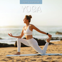 2027 16-Month Calendar Yoga Square Wall, Red Robin RR271291