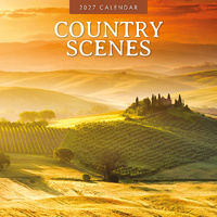 2027 16-Month Calendar Country Scenes Square Wall, Red Robin RR271297