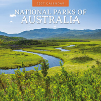 2027 16-Month Calendar National Parks of Australia Square Wall, Red Robin RR271302