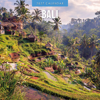 2027 16-Month Calendar Bali Square Wall, Red Robin RR271316