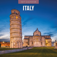 2027 16-Month Calendar Italy Square Wall, Red Robin RR271333